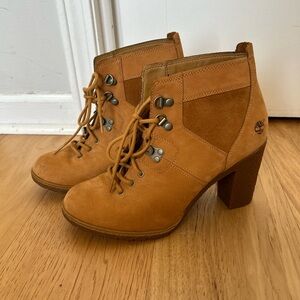 Timberland Women's Tan Glancy Ankle Boots